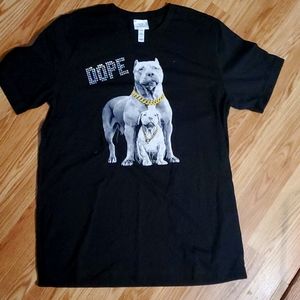 NWOT Dope pitbill Large tee-shirt.